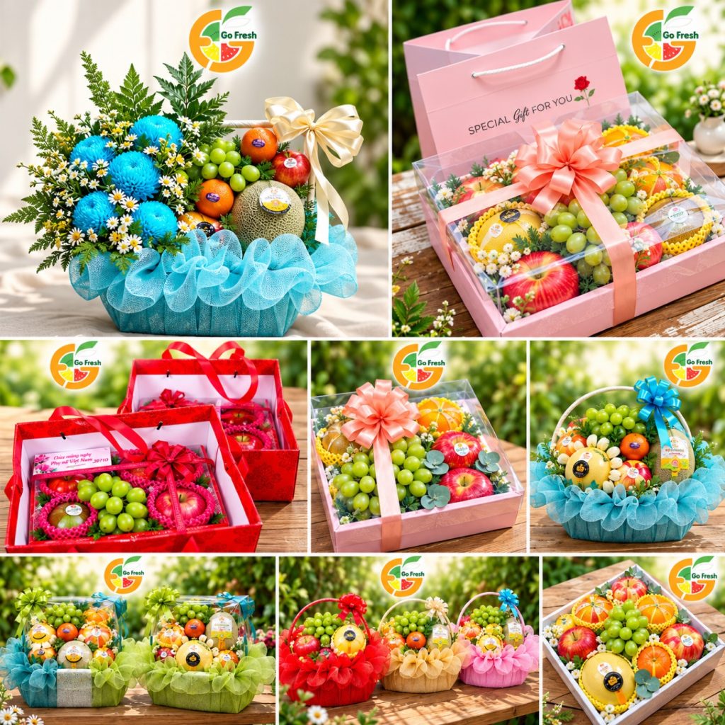 Giỏ Trái Cây 20/10: Vì Sao Quà Sức Khỏe Đang Thay Thế Hoa Tươi